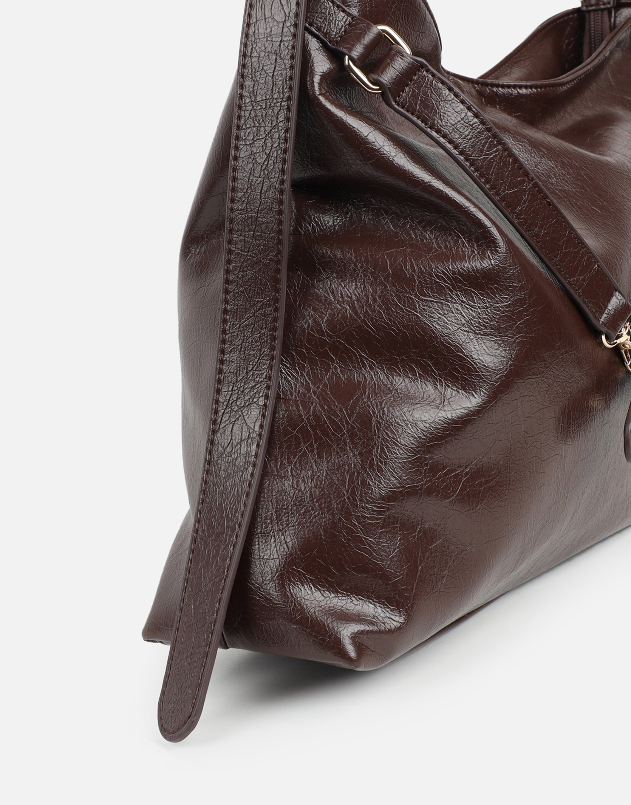 Artemis Large Brown Shoulder Bag