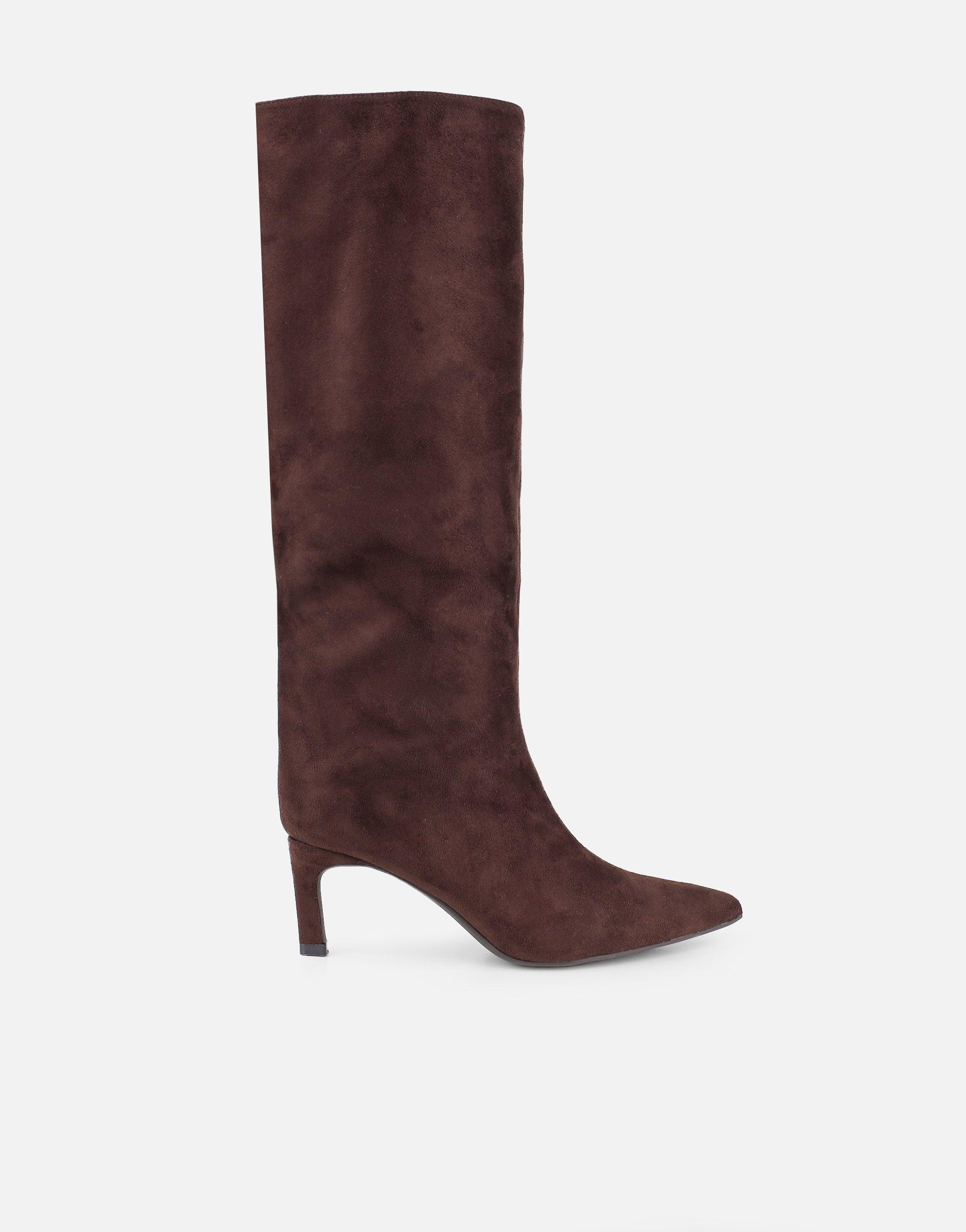 Benz chocolate suede knee high boots