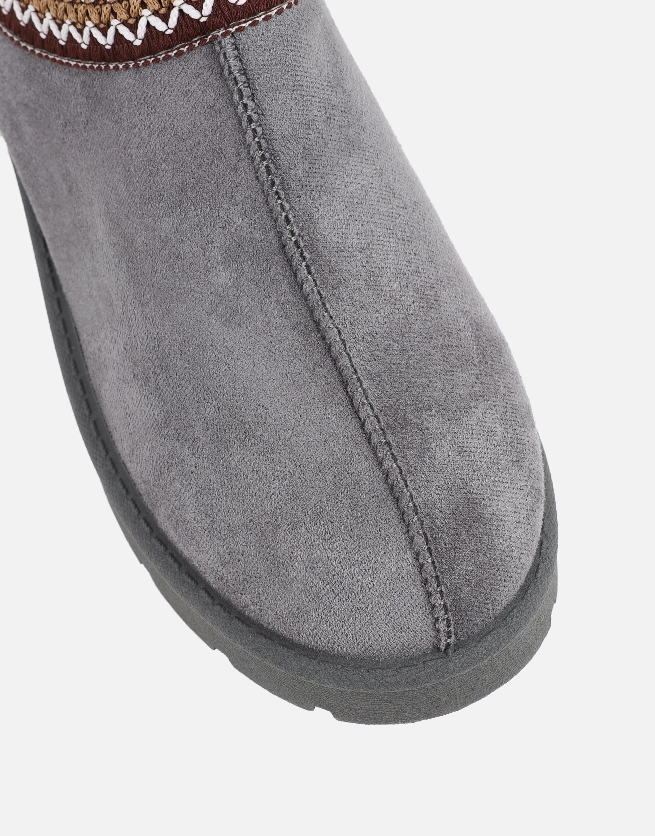 Cally Grey Slippers