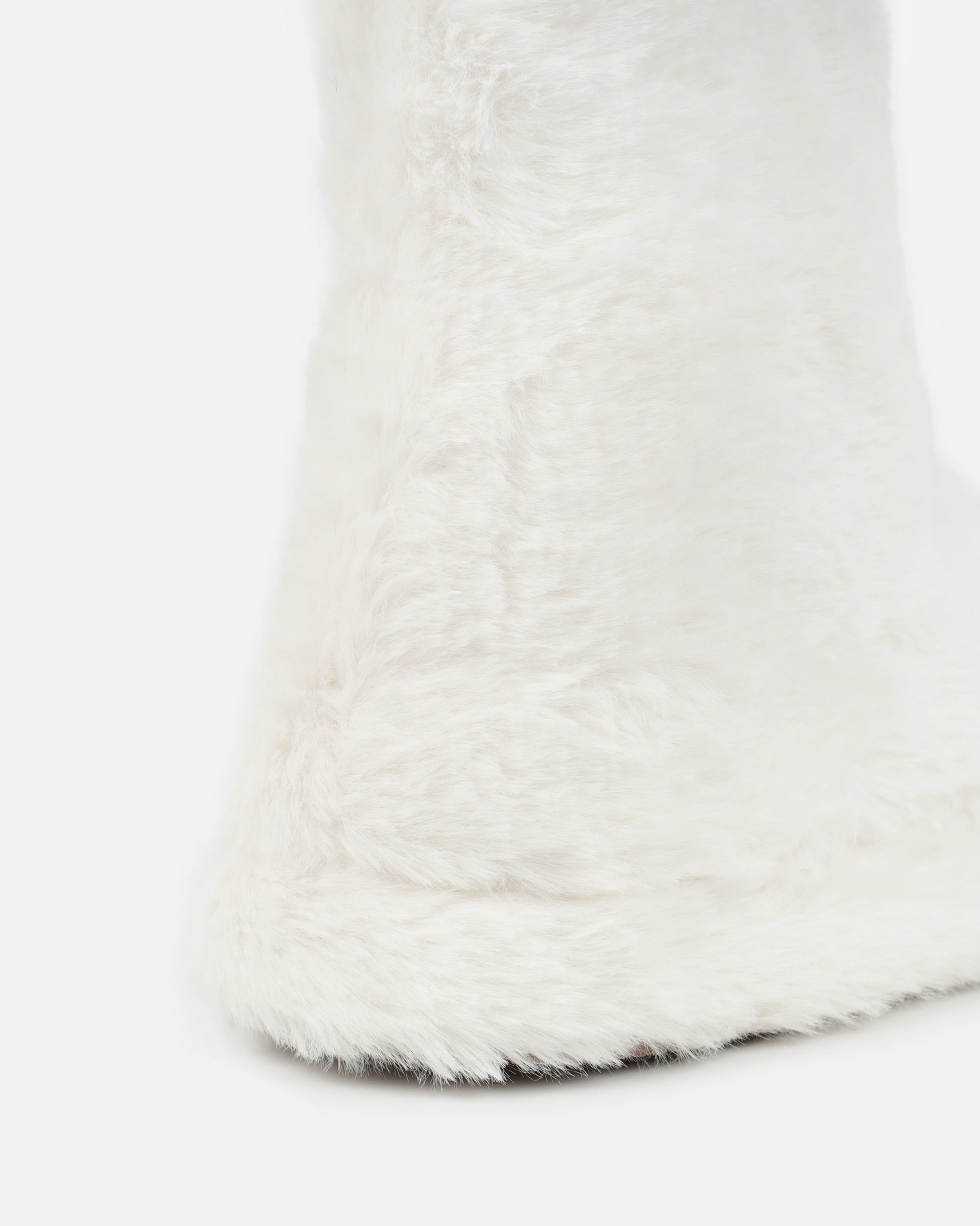 Comfy Cream Fluffy Slipper Boots